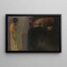 Œdipe løser mysteriet om Sfinxen - Franz von Stuck — indrammet kunstværk på væggen