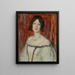 Olga Lindpaintner - Franz von Stuck — indrammet kunstværk på væggen
