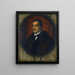 Selvportræt - Franz von Stuck — indrammet kunstværk på væggen