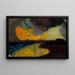 Studie for Solnedgang over Havet - Franz von Stuck — indrammet kunstværk på væggen