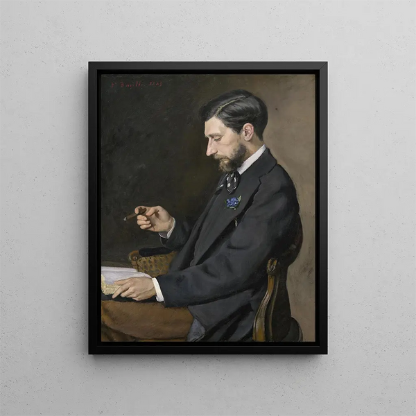 Edmond Maître - Frédéric Bazille — indrammet kunstværk på væggen