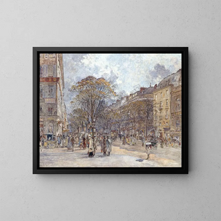 Frdric Houbron - Le boulevard des Italiens aspect du matin.webp