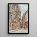 Hôtel de Sens 1 rue du Figuier i 1898 4. arrondissement - Frédéric Houbron — indrammet kunstværk på væggen