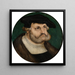 Frédéric den Vise, kurfyrste af Sachsen - Lucas Cranach den Ældre — indrammet kunstværk på væggen