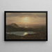 Lac Eagle set fra Cadillac Mountain, Mount Desert Island, Maine - Frederic Edwin Church — indrammet kunstværk på væggen