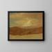 Mont Chimborazo-maleri, Ecuador - Frederic Edwin Church — indrammet kunstværk på væggen