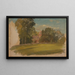 Maison à Hudson, New York - Frederic Edwin Church — indrammet kunstværk på væggen