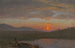 Vallée de l'Hudson, New York, ved solnedgang - Frederic Edwin Church — visning af kunstværket