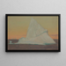 Iceberg og isblomst - Frederic Edwin Church — indrammet kunstværk på væggen