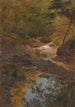i skovene i New England - Frederic Edwin Church — visning af kunstværket