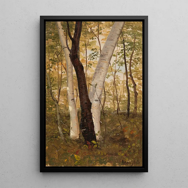 Frederic Edwin Church - In the Woods Hudson New York.webp