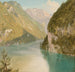 Königssee i Bayern - Frederic Edwin Church — visning af kunstværket