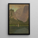 Königssee nær Berchtesgaden Bayern - Frederic Edwin Church — indrammet kunstværk på væggen