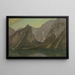 Königssee nær Berchtesgaden, Bayern - Frederic Edwin Church — indrammet kunstværk på væggen