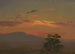 Landskab ved solnedgang, Hudson NY - Frederic Edwin Church — visning af kunstværket