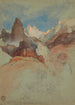 et Maleri med udsigt over stien ved Bright Angel Grand Canyon Arizona - Frederic Edwin Church — visning af kunstværket