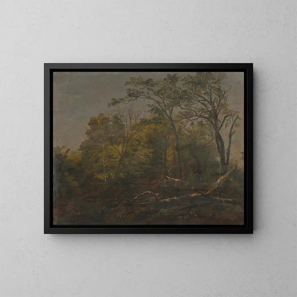 Bois du Maine - Frederic Edwin Church — indrammet kunstværk på væggen