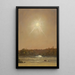 Coucher de soleil dans le Maine - Frederic Edwin Church — indrammet kunstværk på væggen