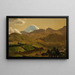 Mont Chimborazo, Ecuador - Frederic Edwin Church — indrammet kunstværk på væggen