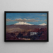 Mont Chimborazo set fra Riobamba, Ecuador - Frederic Edwin Church — indrammet kunstværk på væggen