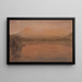 Monts Katahdin og Turner fra Katahdin-søen - Frederic Edwin Church — indrammet kunstværk på væggen