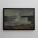 Chutes du Niagara au crépuscule - Frederic Edwin Church — indrammet kunstværk på væggen