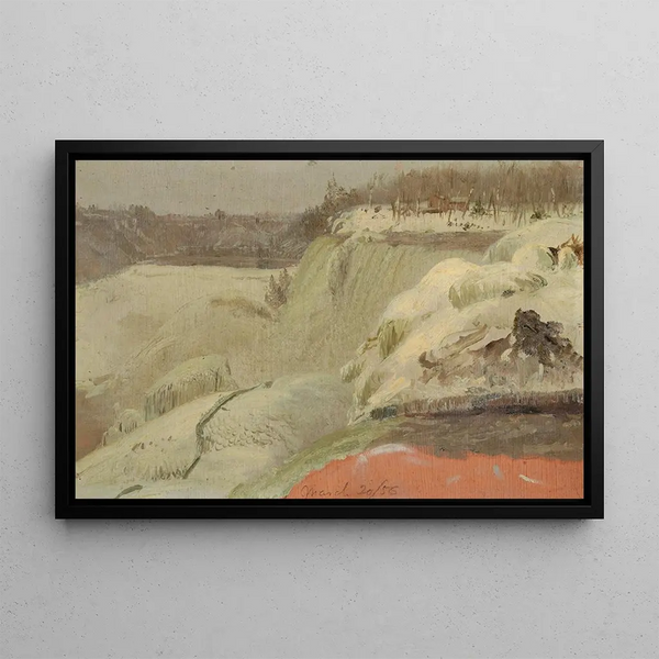 Frederic Edwin Church - Niagara Falls in the Snow seen from Goat Island.webp
