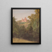 Olana fra sydvest - Frederic Edwin Church — indrammet kunstværk på væggen