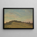 Sommerlandskab - Frederic Edwin Church — indrammet kunstværk på væggen