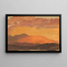 Solnedgang i Hudson-dalen - Frederic Edwin Church — indrammet kunstværk på væggen