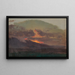 Solnedgang over Catskills - Frederic Edwin Church — indrammet kunstværk på væggen