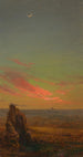 Solnedgang nær Rom - Frederic Edwin Church — visning af kunstværket