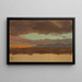 Solnedgang over Hudson-dalens maleri - Frederic Edwin Church — indrammet kunstværk på væggen