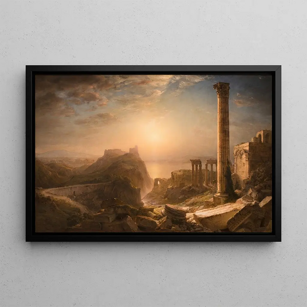 La Syrie par la mer - Frederic Edwin Church — indrammet kunstværk på væggen