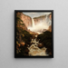 Les Chutes du Tequendama près de Bogota Nouvelle-Grenade - Frederic Edwin Church — indrammet kunstværk på væggen