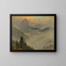 Le Hochkalter nær Berchtesgaden - Frederic Edwin Church — indrammet kunstværk på væggen