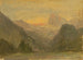 Le Watzmann nær Berchtesgaden - Frederic Edwin Church — visning af kunstværket