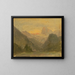 Le Watzmann nær Berchtesgaden - Frederic Edwin Church — indrammet kunstværk på væggen