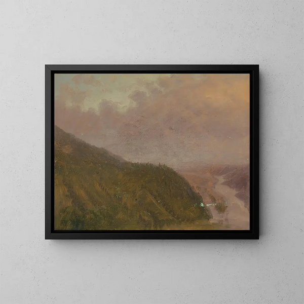 Frederic Edwin Church — indrammet kunstværk på væggen
