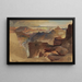 Vue depuis le plateau de Powells, Grand Canyon, Colorado - Frederic Edwin Church — indrammet kunstværk på væggen