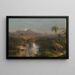 Vue du Cotopaxi - Frederic Edwin Church — indrammet kunstværk på væggen