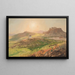 Vue de l'Acropole d'Athènes - Frederic Edwin Church — indrammet kunstværk på væggen