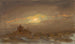 Landskab af vinter under måneskin - Frederic Edwin Church — visning af kunstværket