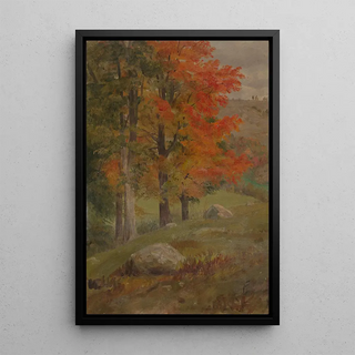 Frederic Edwin Church - Woods in autumn.webp