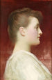 Pige i profil - Frederic Leighton — visning af kunstværket