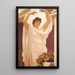 Invocation - Frederic Leighton — indrammet kunstværk på væggen