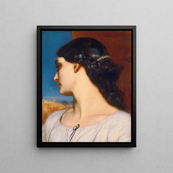 La Nanna - Frederic Leighton — indrammet kunstværk på væggen