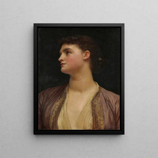 Lucie - Frederic Leighton — indrammet kunstværk på væggen