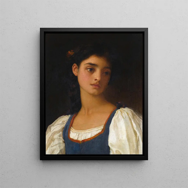 Nicandra - Frederic Leighton — indrammet kunstværk på væggen