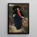 Portrait af May Sartoris - Frederic Leighton — indrammet kunstværk på væggen